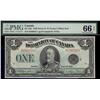 1923 $1 DC-25n #D2863311 PMG  Gem UNC66 EPQ. A superb lookin