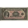 1935 $20 BC-9a English text Large seal A001828. VF, a very n