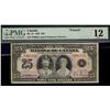 1935 $25 BC-12 #F002511 PMG F-12.  A very nice and rare note