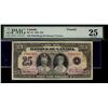 1935 $25 BC-12 #F001763 PMG VF25. Scarce french text!