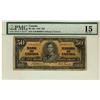 1937 $50 BC-26a #AH0040977 PMG CH F15. Osborne.  Scarce