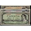 1954 $50 DF BC-34b. Lot of three notes including BC-29b $1 V