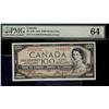 1954 DF $100 BC-35b #AJ1924232 PMG UNC64.  A nice well cente