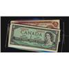 1954 $1 & $2.  Lot of 35 notes. Includes, BC-37b (14), BC-38