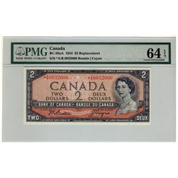 1954 $2 BC-38aA #*AB0032006 PMG CH UNC64 EPQ.