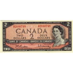 1954 $2 BC-38bT #SR2040748 PCGS 65PPQ.  A popular Test note 