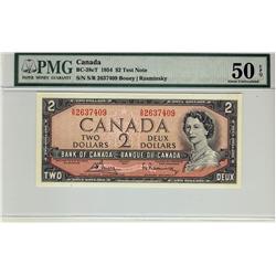1954 $2 BC-38cT #*SR2637409 PMG AU50 EPQ.