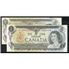 1973 $1 BC-46aA  Lot of 2 better replacement notes.  *OL in 