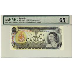 1973 $1 BC-46aA #*GU3147850 PMG Gem UNC65 EPQ.