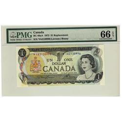 1973 $1 BC-46aA #*IA2120996 PMG Gem UNC66 EPQ.