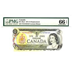 1973 $1 BC-46aA #*GY5753157 PMG Gem UNC66 EPQ.
