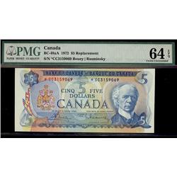 1972 $5 BC-48aA #*CC3159069 PMG Ch UNC64 EPQ.
