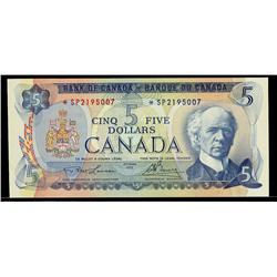 1972 $5 BC-48bA #*SP2195007. Choice UNC issue.