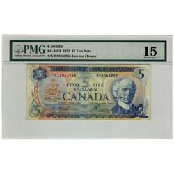 1972 $5 BC-48bT #RS8063955 PMG CH F15.