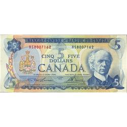 1972 $5 BC-48bT RS8007162 Lawson-Bouey VF,, a rare TEST note