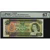 Image 1 : 1969 $20 BC-50aA #*EH2375739 PMG Superb Gem UNC67 EPQ.  Fine
