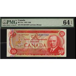 1975 $50 BC-51a #HC3875307 PMG CH UNC64 EPQ.