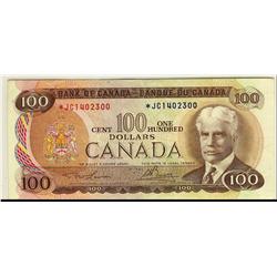 1975 $100 BC-52aA *JC1402300 VF-EF, a nice and cean example