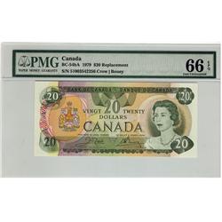 1979 $20 BC-54b #51003542256 Engraved Steel back PMG Gem UNC