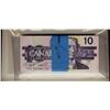 Image 1 : 1989 $10 BC-57c Original bundle of  BEF.  100 notes all Gem 