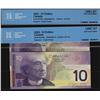 Image 1 : 2003 $10 BC-63c #BEK9485572-573 CCCS Gem UNC67.  Lot of 2 co