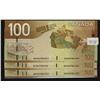 Image 1 : 2004 $100 BC-66a #BKB6986581-583.  Lot of 3 notes ALL Crisp 