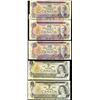 Image 1 : 1973-1971 Lot of 5 notes all with minor errors.  Includes 19
