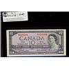 Image 1 : 1954 $10, large lot of 10 notes, includes different signatur