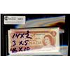 Image 1 : Large lot of 63 Multi-coloured notes, includes 1974 $2 (14),