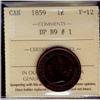 Image 1 : 1859 1¢ DP N9 #1 ICCS F12