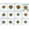 Image 1 : 1881H-1952 1¢.  Lot of 12 coins AU to MS60 all somewhat clea