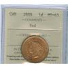 Image 1 : 1888 1¢ ICCS MS65 Red. Full red!  Excellent strike with clea