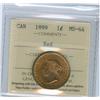 Image 1 : 1899 1¢ ICCS MS64 Red,  85% Red lustre.  A fabulous "Victori
