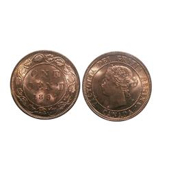 SOLO HIGHEST GRADED! 1899 1¢ ICCS MS66 Red.  A gorgeous Prem