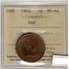 Image 1 : 1902 1¢ ICCS MS64RD.  Lots of lustre.