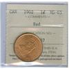 Image 1 : 1902 1¢ ICCS MS65RD.  Nice lustrous example 90% red.