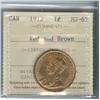Image 1 : 1912 1¢ ICCS MS63RB.  Nice lustrous example.