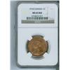 Image 1 : 1918 1¢ NGC MS65RD. Lustrous example, 90% red.