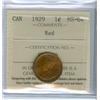 Image 1 : 1929 1¢ ICCS MS64  Red.  Excellent strike with clean fields 