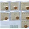Image 1 : 1939, 1940, 1942, 1943, 1945, 1951, 1953 NSF.  Lot of 7 ICCS