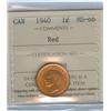 Image 1 : 1940 1¢ ICCS MS66RD. Top graded full red example.