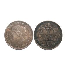 1893 5¢ ICCS MS65.  Top 4 graded by ICCS.  Golden brown tone