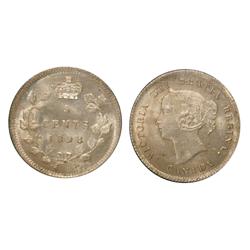 1898 5¢ ICCS MS65.  ICCS Top 5.  Highly lustrous, well-prese