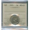Image 1 : 1925 5¢ ICCS MS63.  Key date example with full lustre and al