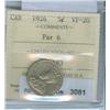 Image 1 : 1926 5¢ Far 6. ICCS VF-20.