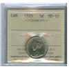 Image 1 : 1935 5¢ ICCS MS63.  Lustrous coin.
