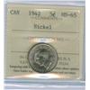 Image 1 : 1942 5¢ Nickel ICCS MS65 Nickel. A gem example, extremely di