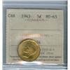 Image 1 : 1943 5¢ ICCS MS65. 
