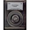 Image 1 : 1946 5¢ PCGS MS64.  A tough example in high grade.