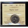 Image 1 : 1947 Maple leaf 5¢ ICCS MS65.  A gem example and underrated 